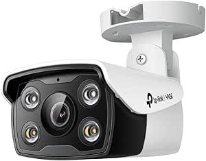 TP-Link VIGI 4MP VIGI C340(4mm) Outdoor Full-Colour Bullet Network Camera,4mm Lens,