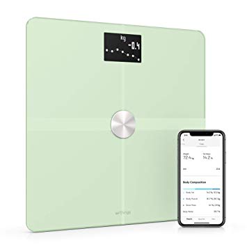 Withings | Body  - Smart Body Composition Wi-Fi Digital Scale with smartphone app, Green