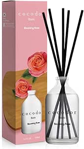 COCODOR Basic Reed Diffuser/Blooming Rose/100ml/Reed Diffuser, Reed Diffuser Set, Oil Diffuser & Reed Diffuser Sticks, Home Decor & Office Decor, Fragrance and Gifts