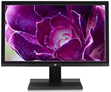 V7 L21500WDS-9N 55cm (21,5 inch) Monitor (VGA, DVI, Full-HD, 5ms, Speakers, Energy Label A ) black