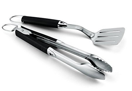 Weber 6645 Original Portable 2-Piece Stainless Steel Tool Set