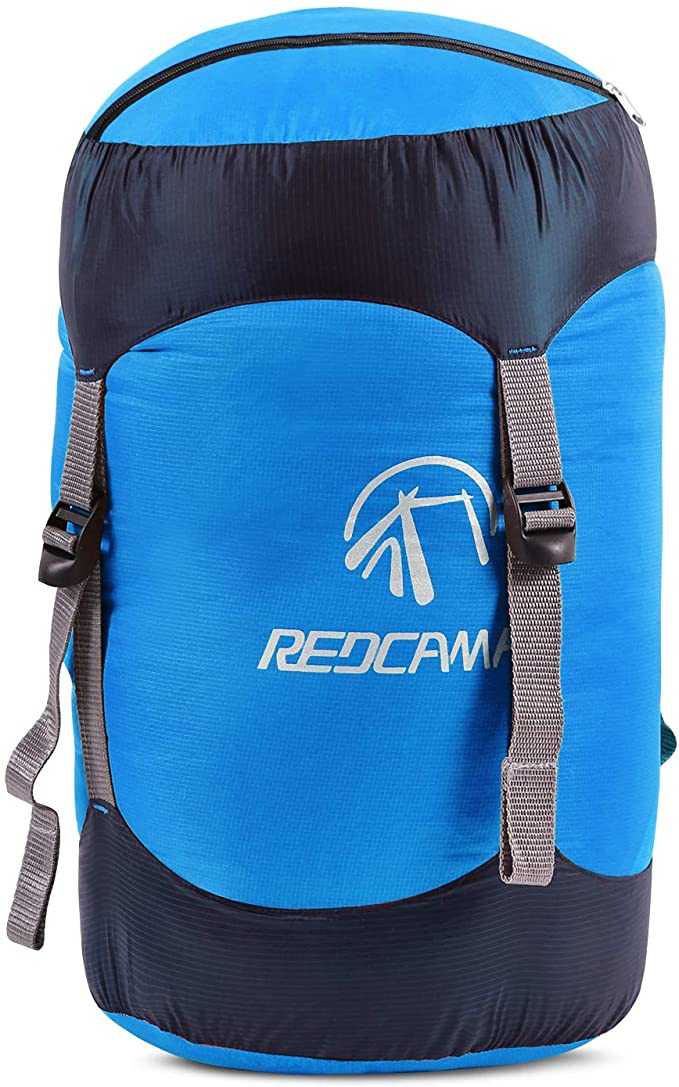 REDCAMP Nylon Compression Stuff Sack, 10L/20L/35L/45L Lightweight Sleeping Bag Compression Sack Great for Backpacking, Hiking and Camping