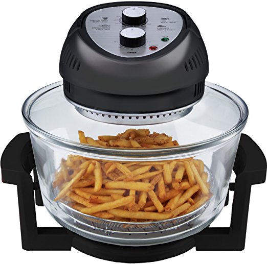 Big Boss Oil-less Air Fryer, 16 Quart, 1300 watt, Black