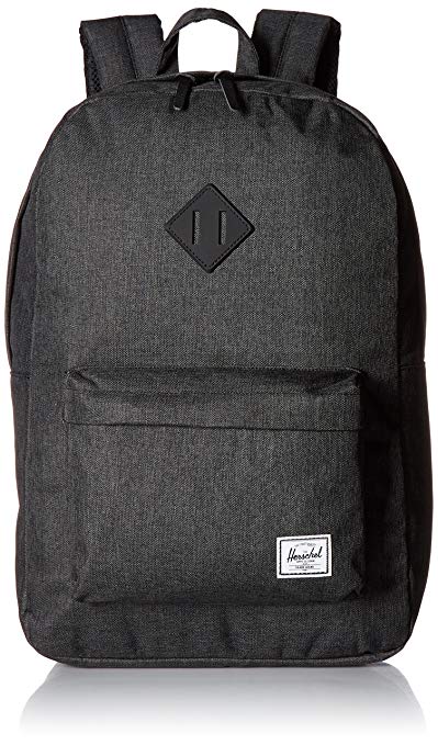 Herschel Supply Co. Heritage Backpack, Black Crosshatch/Black, One Size