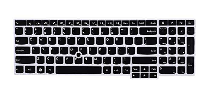 Keyboard Protector Cover for Lenovo Thinkpad P70 P71 17.3", 15.6" Thinkpad P50 P50s, Thinkpad E531 E540 E550 E555 E560 E565 E570 E575 W540 W541 W550 W550s L560 L570 T550 T560 Laptop, Black