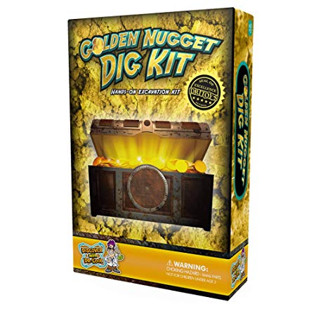 Dig for Gold Science Kit – Dig Up Real Pyrite Nuggets (Fool’s Gold)