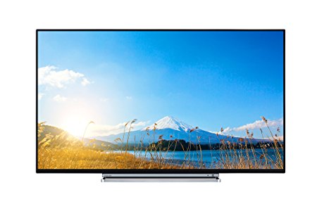 Toshiba 49U5766DB 49-Inch 4K Ultra HD Smart LED WLAN TV with Freeview Play - Black TV with a chrome surround