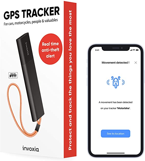 Invoxia Anti-Theft Gps Tracker Black