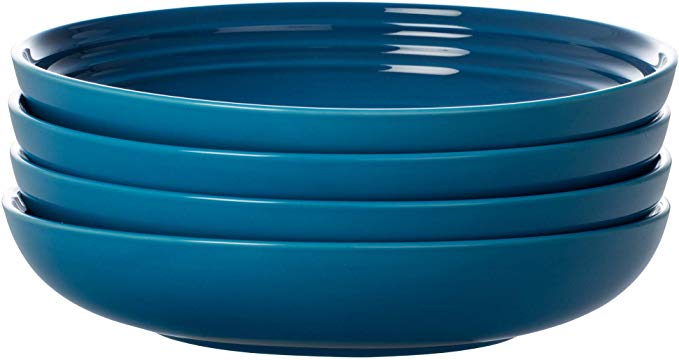 Le Creuset PG9005S4-2259 Pasta Bowls (Set of 4), 8.5", Marseille