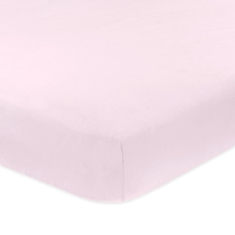 Carter's Jersey Knit Fitted Crib Sheet, Blossom/Lighter Pink