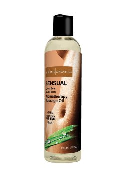 Intimate Earth Sensual Massage Oil - 8 Oz Cocoa Bean & Gogi Berry