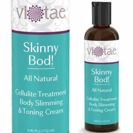 100% Natural Cellulite Treatment, Body Slimming & Toning Cream - 'Skinny Bod!' by Vi-Tae® - For a Slimmer, Firmer Silhouette - 4.46oz