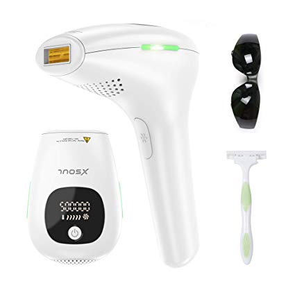 Permanent Hair Removal for Women and Man,Painless IPL hair removal 500,000 Flashes Home Use Professional Hair Remover on Armpits Back Legs Arms Face Bikini line