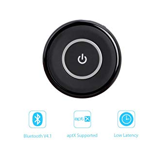 Bluetooth 4.1 Transmitter/Receiver, Megulla MG-BTTR100 2-in-1 Wireless 3.5mm Adapter (aptX Low Latency, Dual Stream to 2 Devices Simultaneously) for Car, Home Stereo, TV, PC, MP3 Player, CD Player
