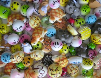Variety of 5 Squishy Charms by Kawaii