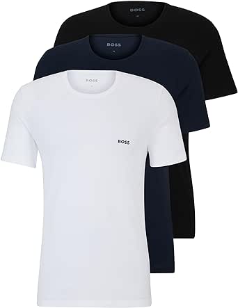 BOSS Herren R-Neck T-Shirt, 3er Pack Classic