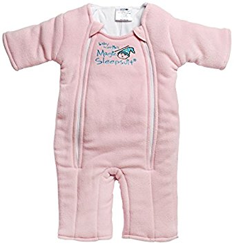 Baby Merlin's Magic Sleepsuit Microfleece-Pink-6-9 months