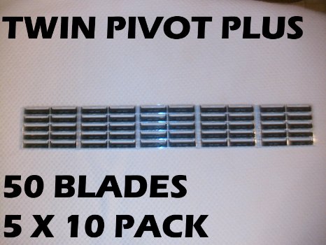Personna - Twin Pivot Plus 50 BladesOrder Replaces Auto Plus Fits Atra Razors