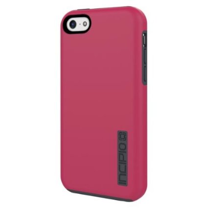 Incipio DualPro Case for iPhone 5C - Retail Packaging - Pink/Gray
