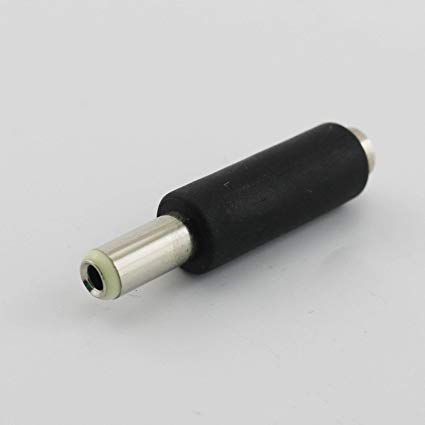 FidgetFidget Adapter Connector DC Power 5.5mm x 2.5mm Male Plug to 3.5mm x 1.35mm Female Jack