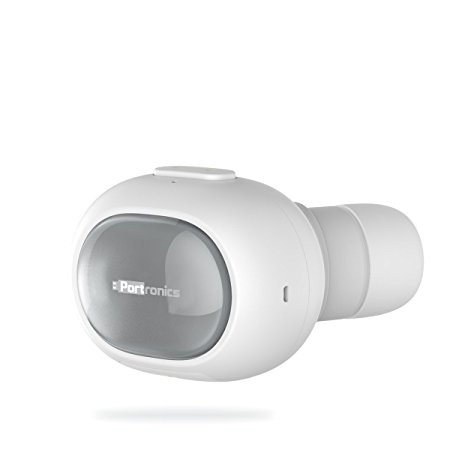 Portronics POR-751 Harmonics Talky Mini Bluetooth In-Ear Earbud,Bluetooth Headset White