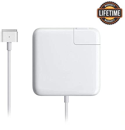 Mac Book Pro Charger, Great Replacement 60W Magsafe 2 Magnetic T-Tip Power Adapter Charger for MacBook Pro 11-inch and 13-inch（After Late 2012）