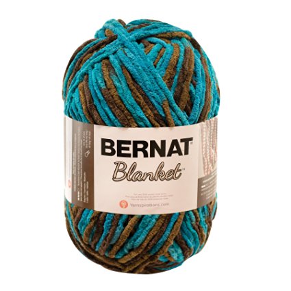 Spinrite Bernat Blanket Big Ball Yarn, Mallard Wood