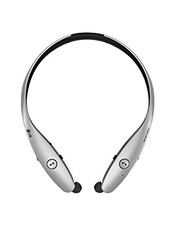 LG Electronics TONE INFINIM Bluetooth Stereo Retractable Headset HBS-900 Silver