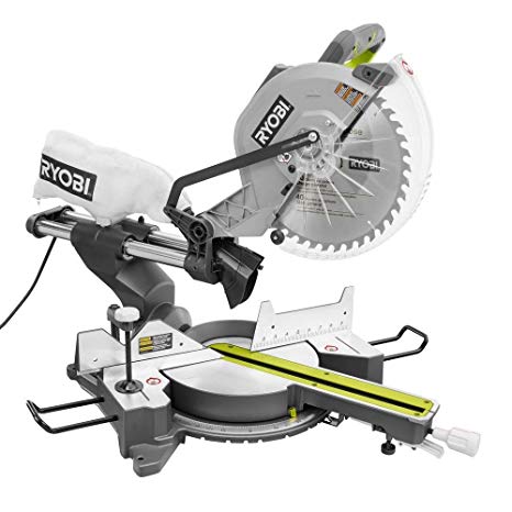 RYOBI TSS120L 12" 15 Amp Sliding Miter Saw with Laser