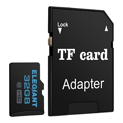 ELEGIANT Digital 32GB Class 10 microSDHC Flash Card microSDHC Memory Card With Adapter