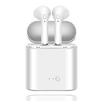 Jeffica Wireless Bluetooth Headphones, Mini Wireless Bluetooth Ear Buds Hi-Fi Stereo with Noise Canceling Built-in Microphone Designed for Running and Sport Workouts (413)