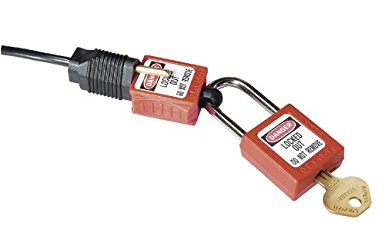 Master Lock Lockout Tagout Device, Electrical Prong Plug Lockout Device, 110 and 120 Volts, S2005