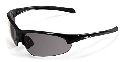 Maxx Sunglasses TR90 Maxx Domain Black Polarized Smoke Lens