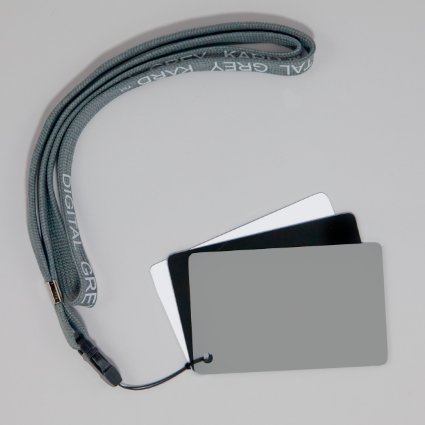 DGK Color Tools Optek Premium Reference White Balance Card Set- 3 Card Set- 3 Card Digital Color Correction Tool