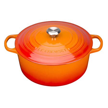 Le Creuset Signature Cast Iron Round Casserole, 24 cm - Volcanic