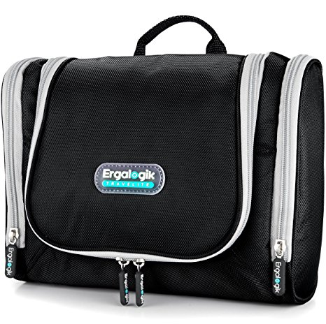 NEW ErgaLogik TraveLite Premium Professional Travel Toiletry Bag
