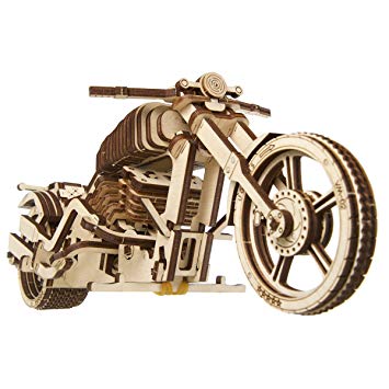 UGEARS Bike VM-02 Mechanical Wooden 3D Model Self Assembling Adult Teen Gift