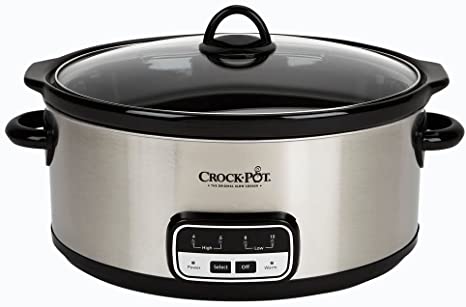 Crock-Pot 7-Quart Smart-Pot Slow Cooker - Brushed Stainless Steel