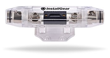 InstallGear 1/0 Gauge AWG In-Line ANL Fuse Holder with 150 Amp Fuse