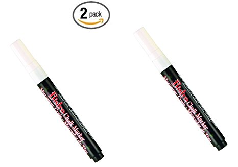 Uchida of America 482-C-0 Fine Point Bistro Chalk Marker, White (2 pack)