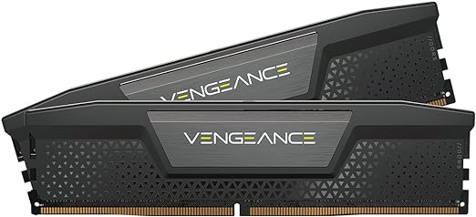 CORSAIR Vengeance DDR5 RAM 64GB (2x32GB) 5600MHz CL36 Intel XMP iCUE Compatible Computer Memory - Black (CMK64GX5M2B5600C36)