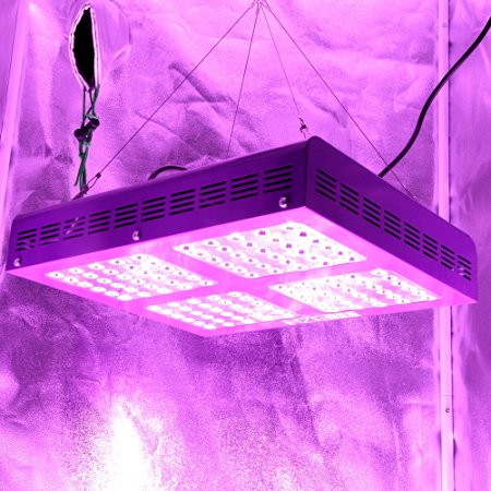 MEIZHI Reflector-Series 600W LED Grow Light Full Spectrum - Growing Lamp Panel for Hydroponics Indoor Greenhouse Plants Veg Flowering Growth