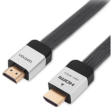 Betron HDMI to HDMI Cable, High Speed, 3D Support, Ethernet Function, 4K Support, HDMI Lead for TV, Laptops, PS3, PS4 , Xbox etc (1.2 Meter)