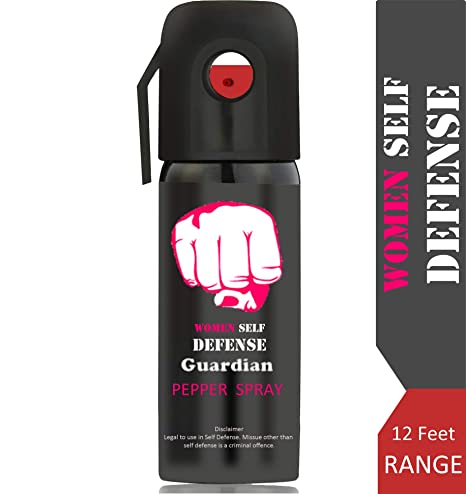 Guardian MAX Strong Women's Self Defense Pepper Spray for Safety, 45 Shots, 55 ml