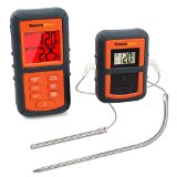 ThermoPro TP-08 Remote Wireless Thermometer - Dual Probe - Remote BBQ Smoker Grill Oven Meat Thermometer - Monitors Food From 300 Feet Away
