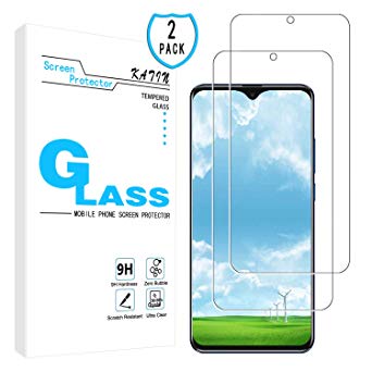 KATIN BLU G9 Screen Protector - [2-Pack] Tempered Glass for BLU G9 Screen Protector Bubble Free, Easy to Install with Lifetime Replacement Warranty