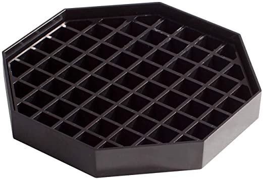 Winco DT-60 4 Count Drip Trays, 6 by 6-Inch, Value Pack