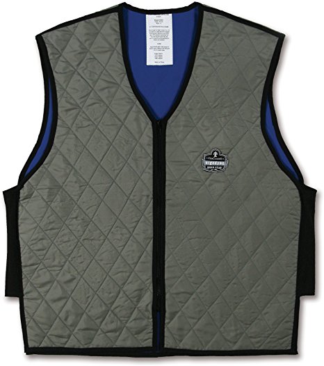 Chill-Its 6665 Evaporative Cooling Vest - Gray, X-Large