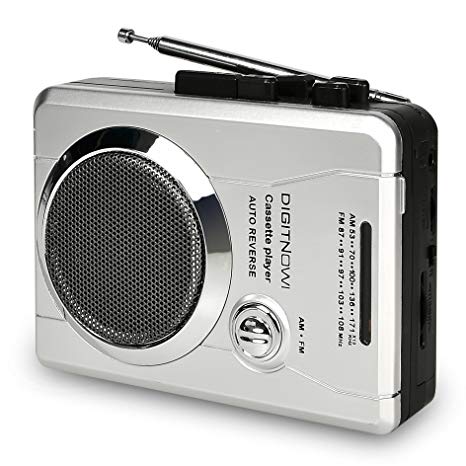 DIGITNOW!AM/FM Portable Pocket Radio and Voice Audio Cassette Recorder,Personal Audio Walkman Cassette Player with Built-in Speaker and earphone