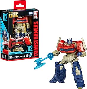 Transformers Toys Studio Series Deluxe One 112 Optimus Prime, 4.5-inch Converting Action Figure, 8